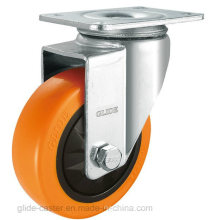 Medium Duty Single Bearing PP Caster (Orange) (G3103)